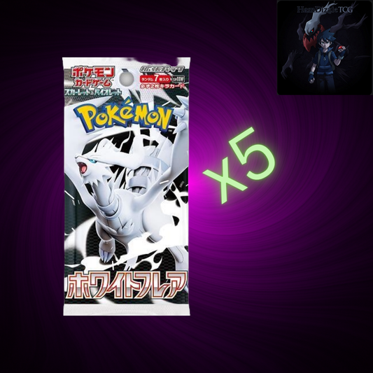 White Flare 5x Booster Packs - SV11W: White Flare(jp)